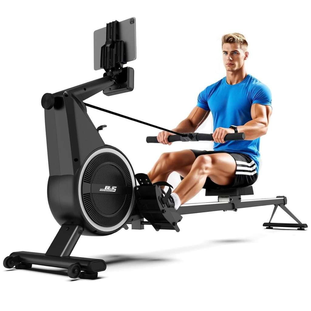 Row Machine Simple BOTORRO Air Magnetic Rowing Machines for Home Gym BW5 Commercial Rower ...