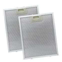 Chiquieray Cooker Hood Filter 320X260mm, 2 Pack Modern Aluminum Mesh, Extractor Fan Filter, Range Hood Compatible, 5-Layer
