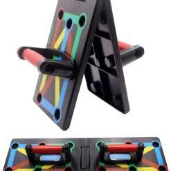 Cretee Push Up Board - Foldable Fitness Rack Training System 12 in 1 for Home Fitness