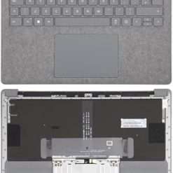 CWONCONGOIN PC Laptop Replacement Parts for Microsoft Surface Laptop 3/4 / 5 13.5 inch UK Keyboard with C Shell/Touch Board (Grey) Accessories