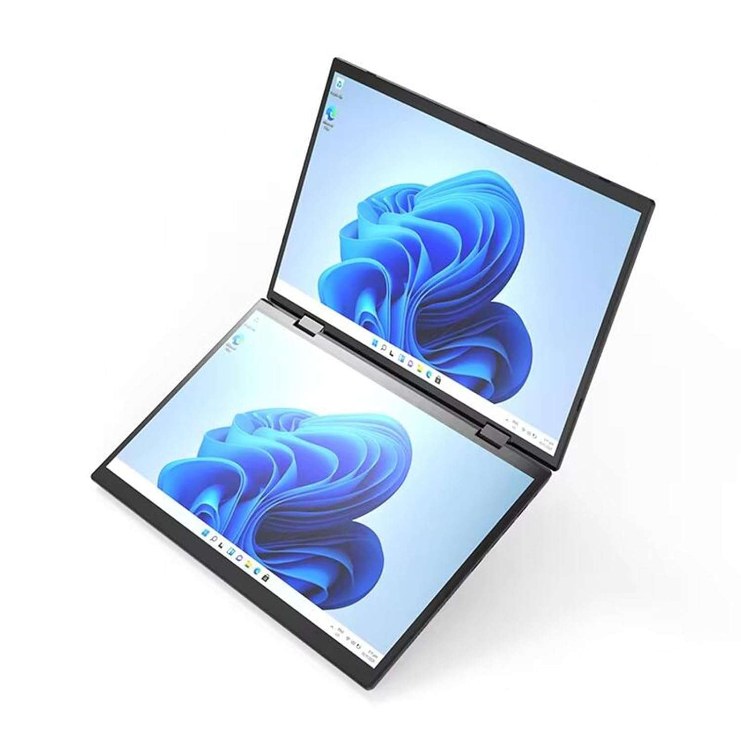 CYMINILMDPC Dual Screen 360° YOGA Laptop,12th Gen N95,16GB DDR4 2TB SSD-With Stylus Pen,2 * 14 Inch 2.5K Touch IPS,Win 11 Tablet PC 2 in 1 Notebook,AC WiFi
