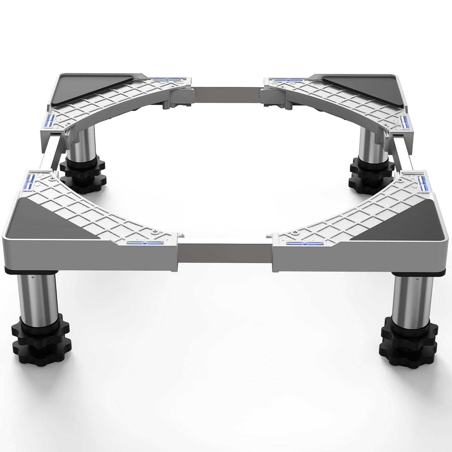 DEWEL Base for Fridge Base,Versatile Removable Washing Machine Stand for Fridge Dryers and Freezers,Cabinets and Static Household Appliances Loading Capacity 450 kg (L/W 43-57...