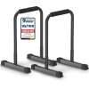 DH FitLife Dip Bars | Dip Stand & Adjustable Dip Station 80-90 cm | Parallettes for Calisthenics & Strength Training | Stable & Safe | Indoor & Outdoor Fitness Equipment