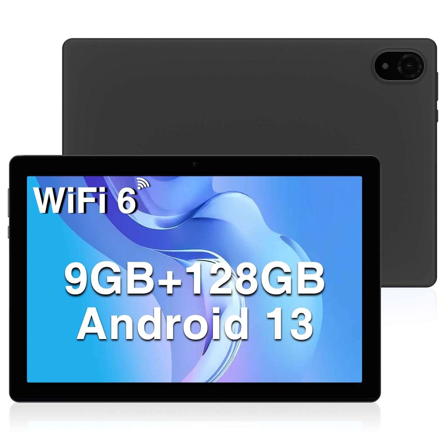 DOOGEE U10 Tablets 10 inch Android 13 Tablet PC, 9GB RAM+128GB ROM(1TB TF), Quad-Core 2.0 GHz/1280 * 800 HD+ IPS/WiFi 6/Bluetooth 5.0/5060mAh/5MP+8MP/OTG/Type C/3.5mm Headphone...