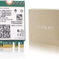 EDUP WiFi 6E Wireless Card Intel AX210 NGW Bluetooth 5.3 Tri-Band 5400Mbps Network Adapter for Laptop Support Windows 10/11 (64bit) M.2/NGFF