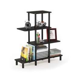 Furinno Toolless Shelves, Wood, Espresso/Black, one size
