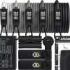GJELEMENTS Resistance Bands Set - Premium Resistance Bands - Bands for Home and On the Go - Accessories for Fitness, Gym, Sports, Pilates, Yoga