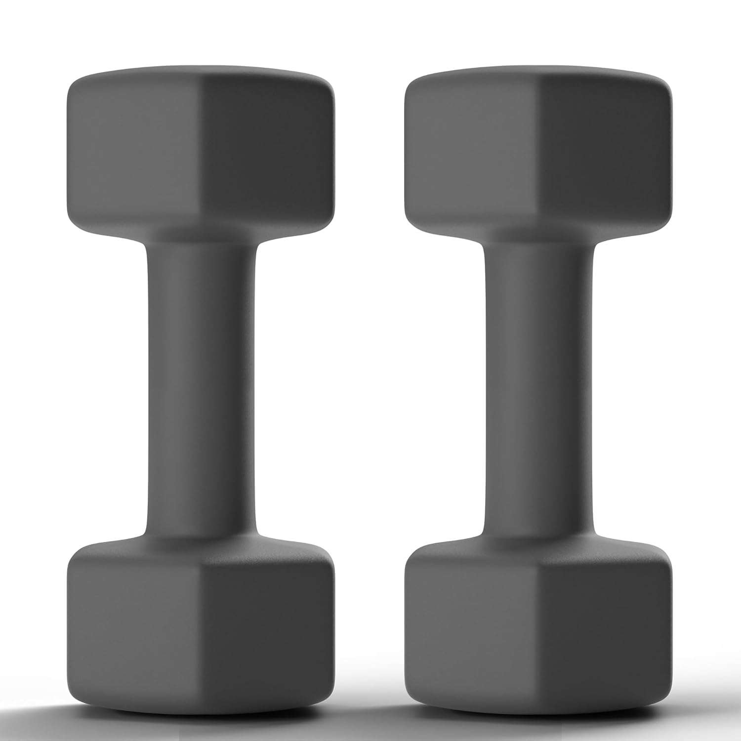 GRETERST Dumbbells Set Rubber Coated Hex Hand Weights Exercise & Fitness for Home Gym Workouts Strength Training Equipment