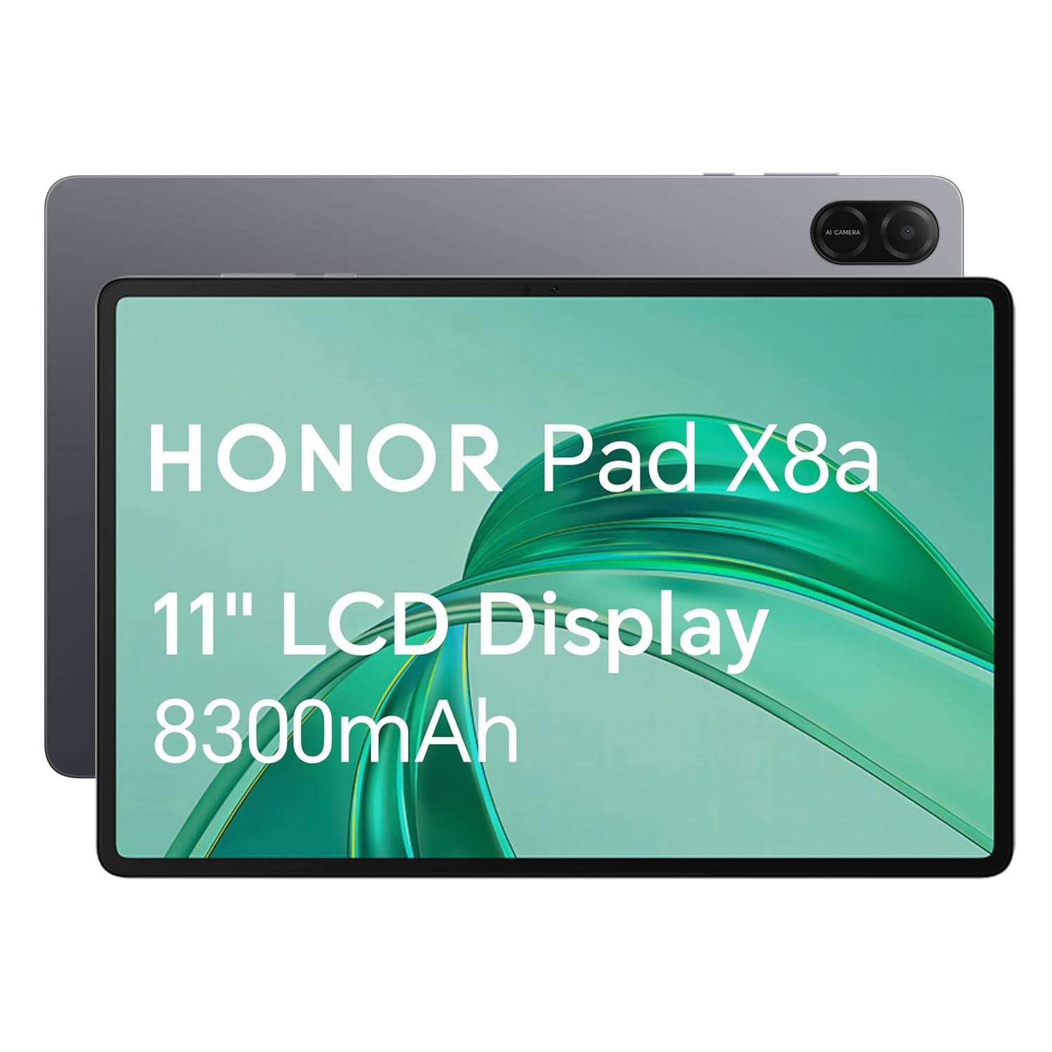 Honor Pad X8a, 11-Inch Wi-Fi Tablet, 128GB Storage, 8300mAh Battery, Quad-speaker, Slim Metal Design, Android 14, Space Grey