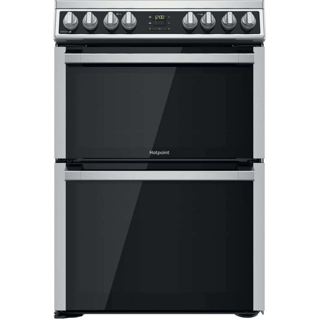 Bridge Pro Cooker Hotpoint 60cm Double Fan Oven Electric Cooker – Stainless Steel