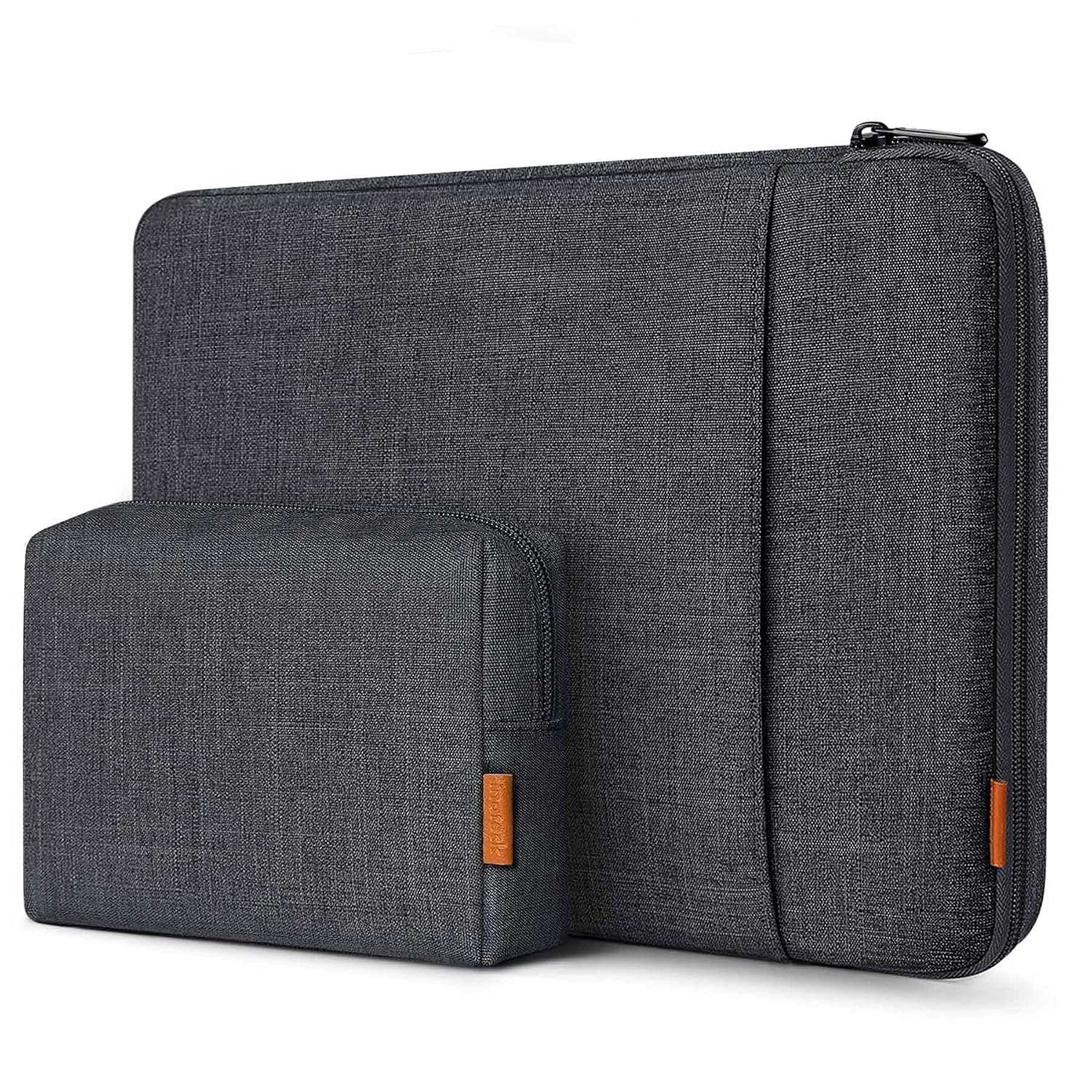 Inateck 360° Protection Laptop Bag Sleeve Case Compatible with 14-inch MacBook Pro M4/M3/M2/M1 Pro/Max A3112 A3401 A3185 A2992 A2918 A2779 2024-2021, with Accessory Bag, Black...