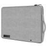 iSOUL Laptop Sleeve Compatible for 13.3-Inch Notebook Tablet iPad Tab, Compatible with 13" MacBook Pro and MacBook Air, Shock Resistant Bag Case with Accessory Pocket, Grey