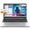 jumper 15.6 inch Laptop with Office 365, 12GB RAM 640GB (512G SSD+128G eMMc) Notebook, 5305U Processor, HD Display Laptops, 5000mAh Battery, Keyboard Film UK, Suitable for...