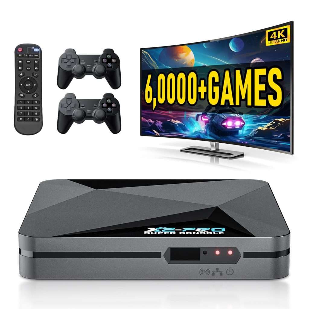Vc6000 Game Console Kinhank Super Console X2 pro with 60000+Games Video Game Console,Retro ...