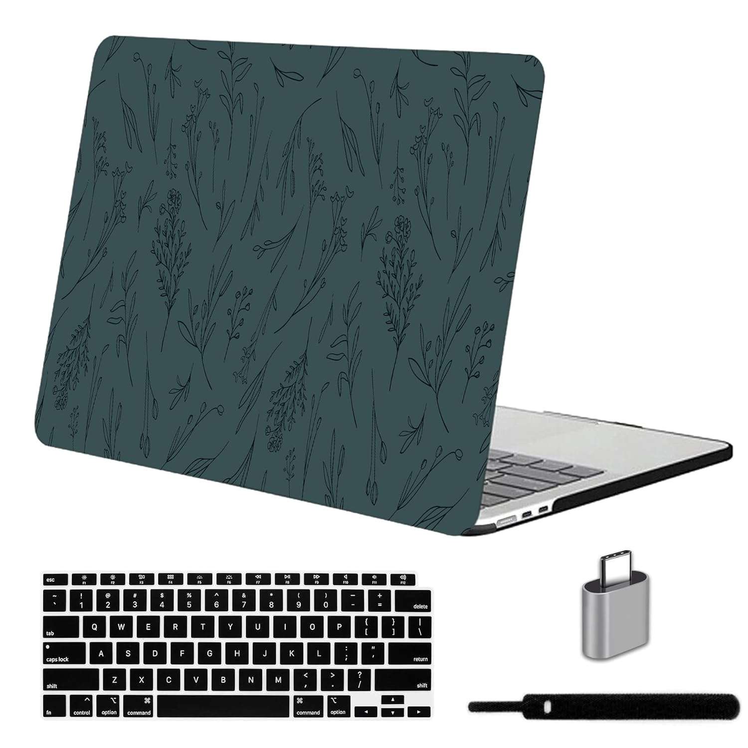 LanBaiLan Case Compatible with MacBook Air 13.6 inch M2 Chip 2022 Release with Liquid Retina Display Touch ID, Model A2681, Laptop Plastic Hard Shell Protective Case & Keyboard...