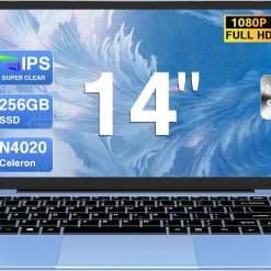Laptop 14 Inch Celeron N4020 (Up to 2.8GHz) 6GB RAM 256GB SSD (Expandable to 1TB) - Win11 Laptops | FHD 1920x1080 | 5000mAh Battery,5G WiFi&BT4.2 | 180Â° Foldable | Blue | Ideal...