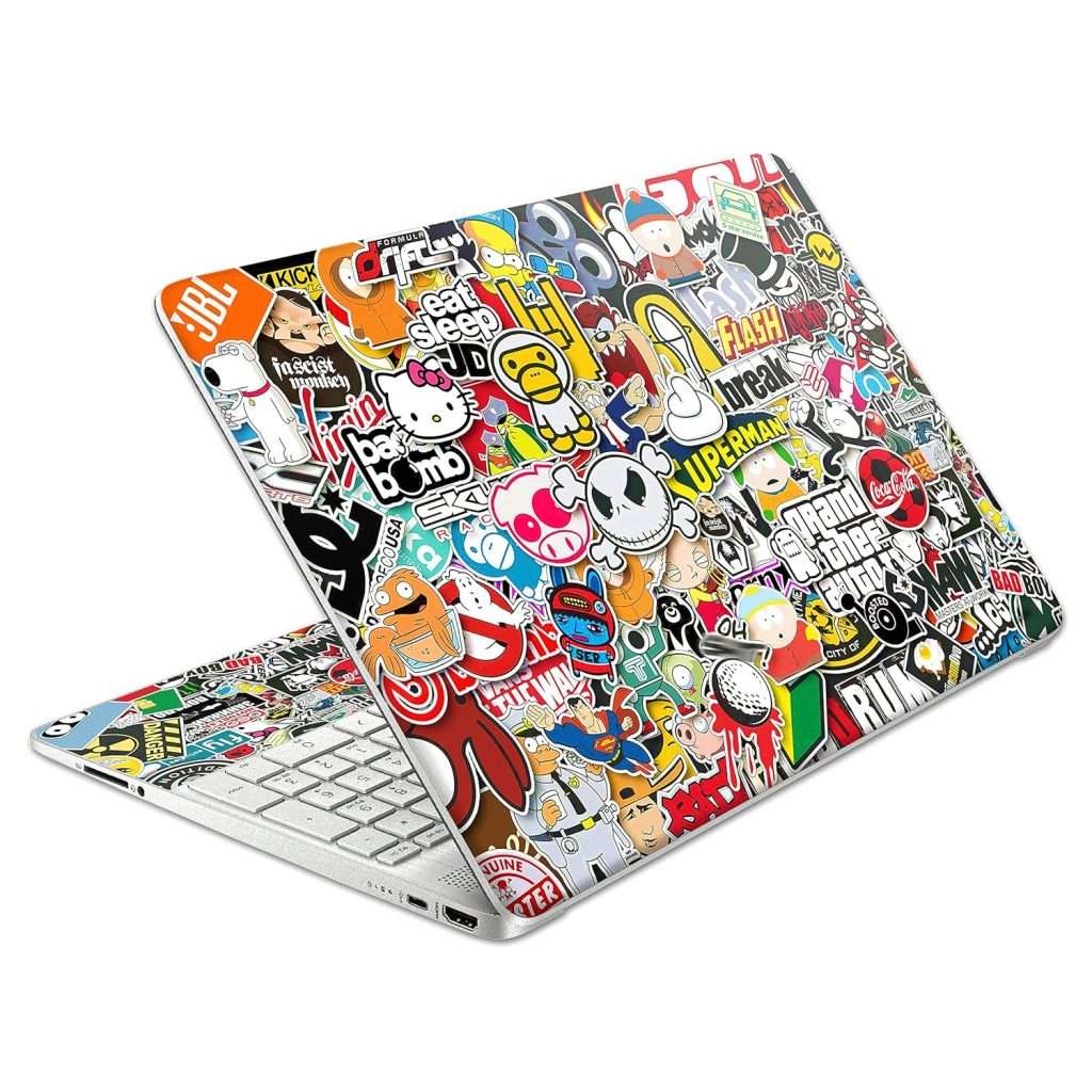 Sticker Bombing Notebook Laptop Skin Decal HP 15.6″ – Sticker Bomb Laptop Cover Sticker No ...