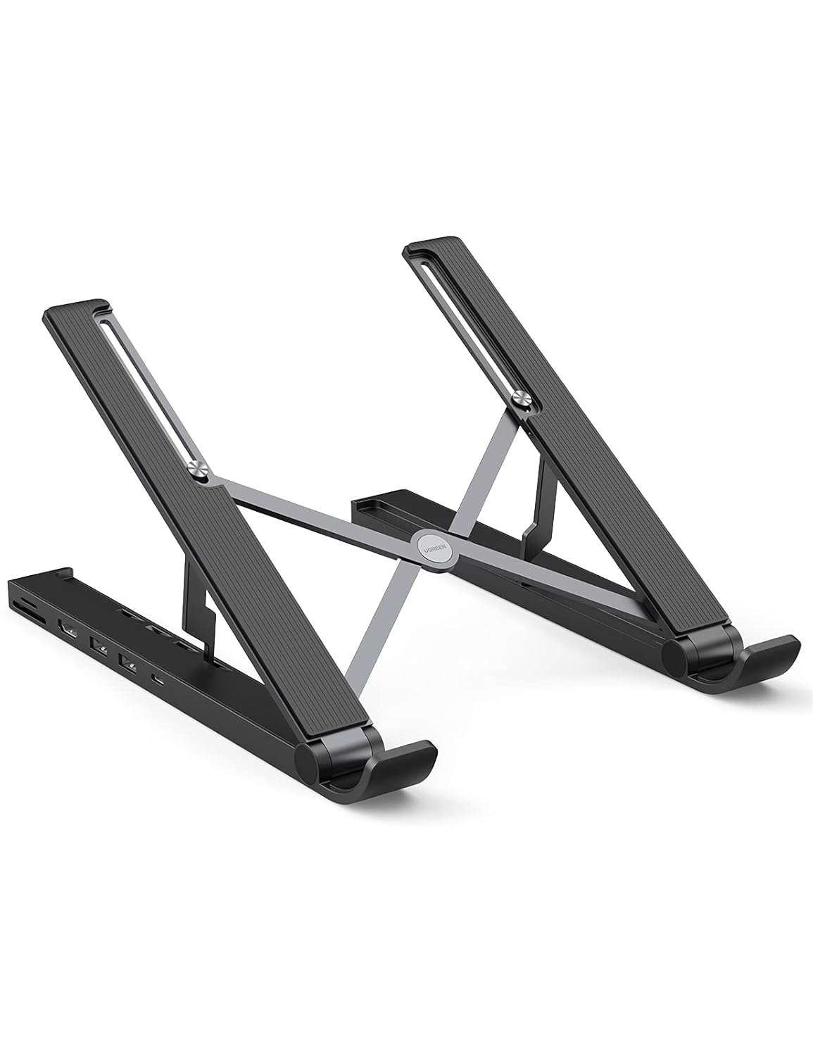 Laptop Stand Docking Station UGREEN X-KIT, USB-C, 2xUSB 3.0, 4K HDMI, SD/TF (black)