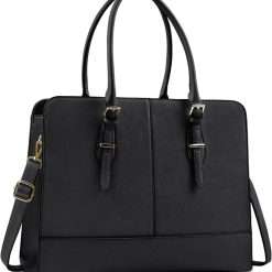 Lubardy Laptop Bags for Women 15.6 inch Ladies Leather Laptop Handbag Work Handbags Womens Tote Bag Office
