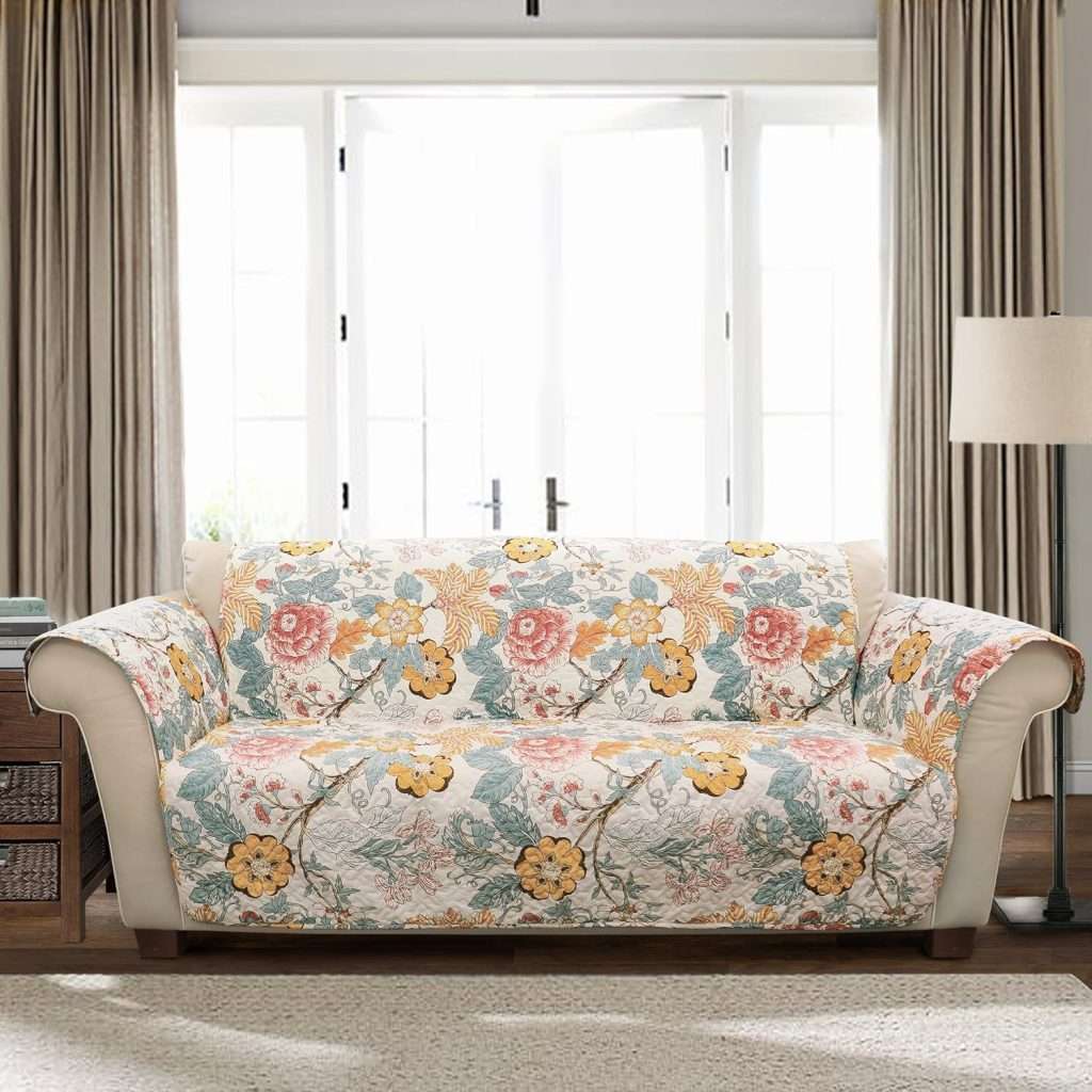 Lush Decor Sydney Furniture Protector, Couch Cover, 116″ W x 75″ L ...