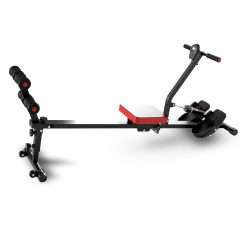 Magnetic Rowing Machine for Home Adjustable 8-Speed Booster Burn Fat & Sculpt Muscles Supports Up to 265 LBS Phone/Tablet-Ready Design