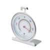 MasterClass Fridge Thermometer, Large Freezer Thermometer, Stainless Steel, 10 cm, Silver