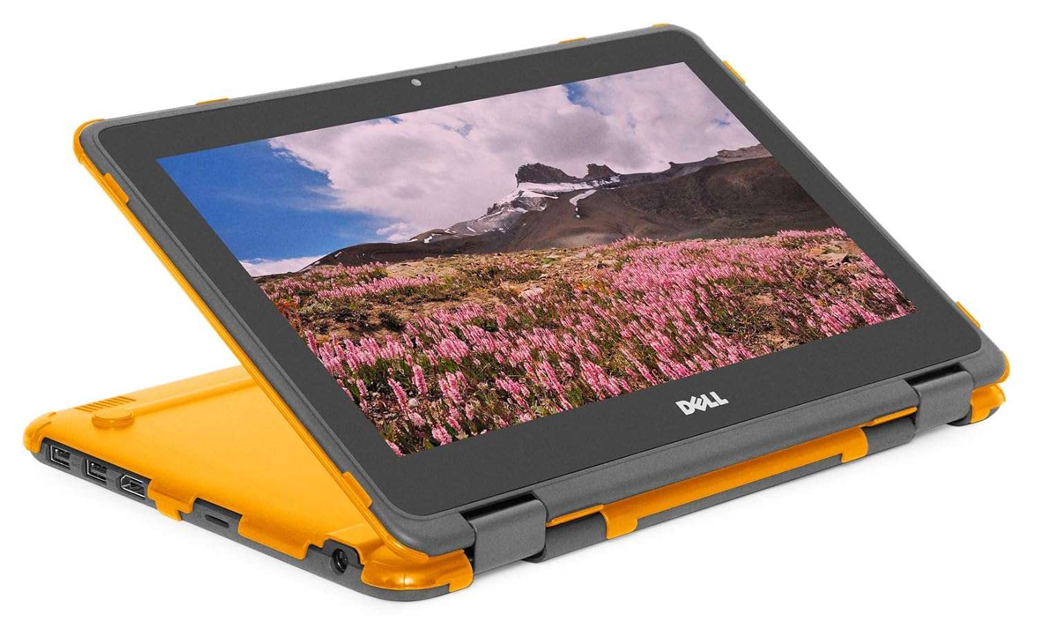 mCover Case Compatible for 2019~2022 11.6" Dell Chromebook 3100/3110 2-in-1 Education Series(with 360 ° Hinge) Laptop ONLY (NOT Fitting Any Other Dell Models) - Orange