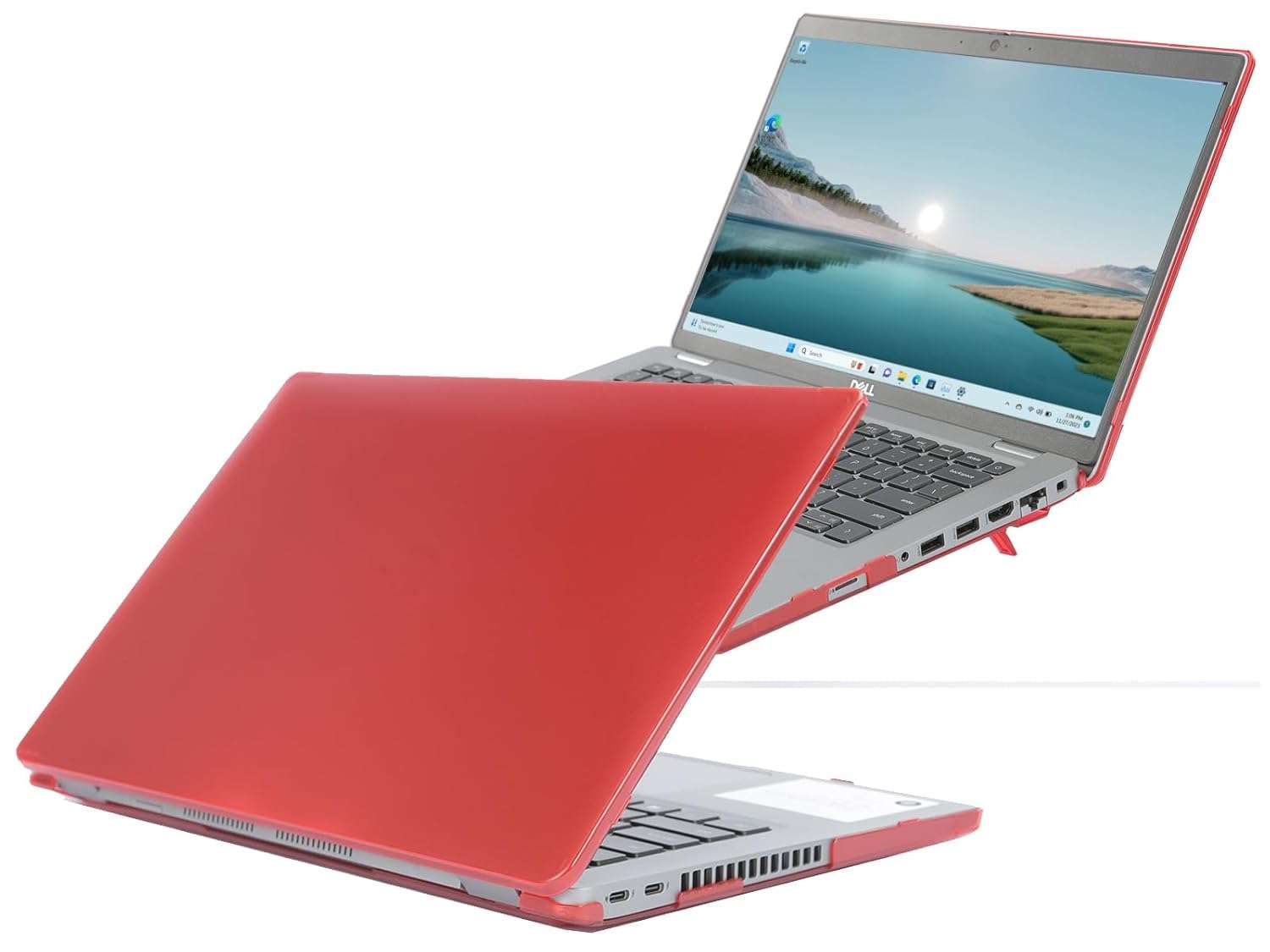 mCover Case ONLY Compatible for 2023~2024 14" Dell Latitude 5440 5450 Series/Precision 3480 3490 Series Windows Notebook Computer (NOT Fitting Any Other Dell Models) - Red