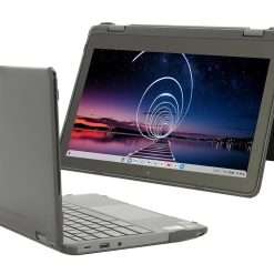 mCover Hard Shell Case ONLY Compatible for 2023~2024 11.6" Lenovo Chromebook 300E Yoga Gen4 / 100E Gen 4 Laptop (NOT Fitting Any Other Lenovo Models) - Black