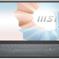 MSI Modern 14 14" Ultra Thin and Light Professional Laptop Intel Core i7-1195G7 Iris Xe 8GB 512GB NVMe SSD Win11 - Gray (B11MOU-1025)