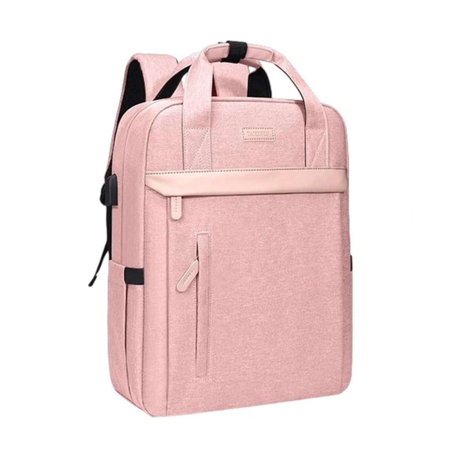 Multi-functional laptop backpack for women fits up to 15.6 inch devices with dedicated protective compartment