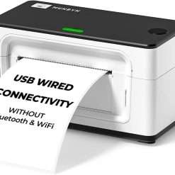MUNBYN USB Connection Shipping Label Printer 4x6 for Shipping Packages Postage Address Home Small Business, Compatible with Etsy, Shopify, Ebay, Amazon, Royal Mail, FedEx, UPS,...