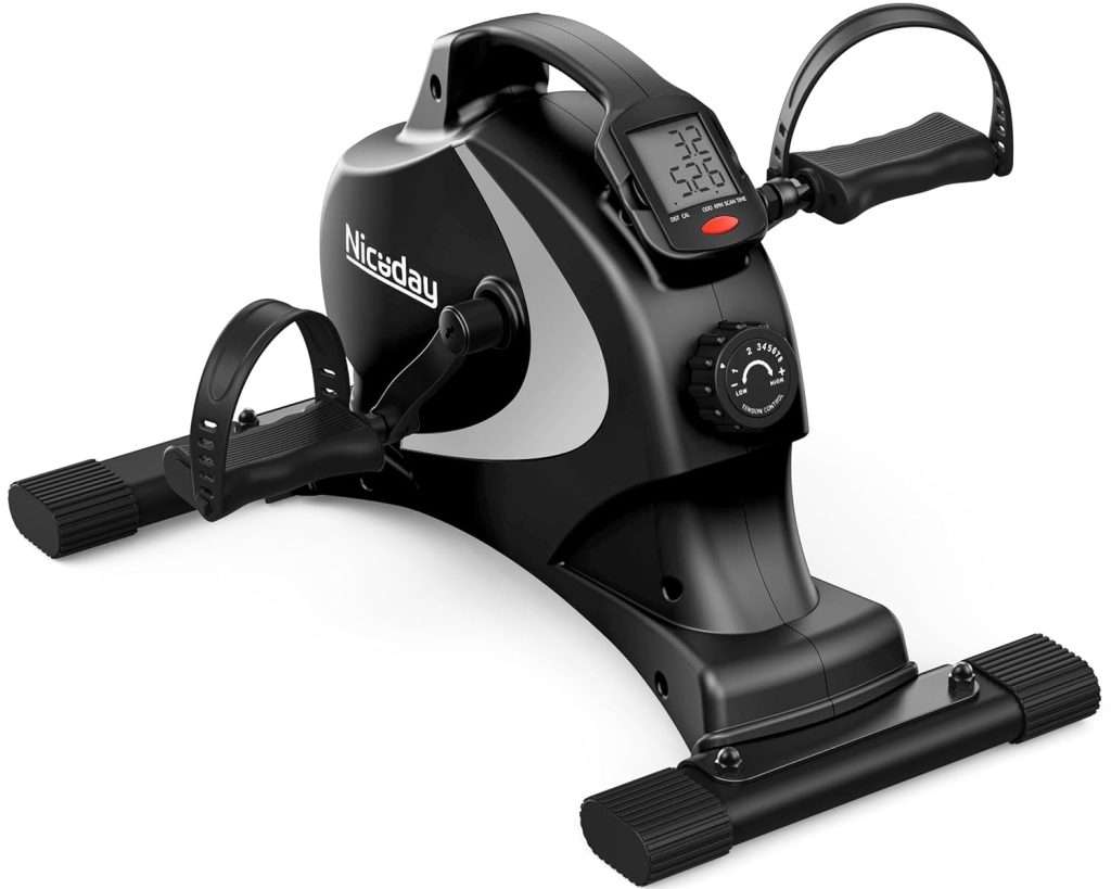 Niceday Mini Exercise Bike, Foot Pedal Exerciser, Under Desk Bike, Desk ...