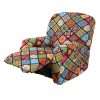 NILUOH Recliner Chair Covers 4-Pieces Stretch Lazy Boy Recliner Covers with Pocket Floral Pattern Reclining Slipcovers Soft Sofa Slipcover Furniture Protector for Pets Kids...