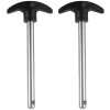 NQEUEPN 2pcs Weight Stack Pin, Pin Tensile 3/8 Inch Diameter 6 Inch Locking Space Weight Lifting Machine Pins Replacement Universal Selector Loading Pin for Home Gym Exercise...