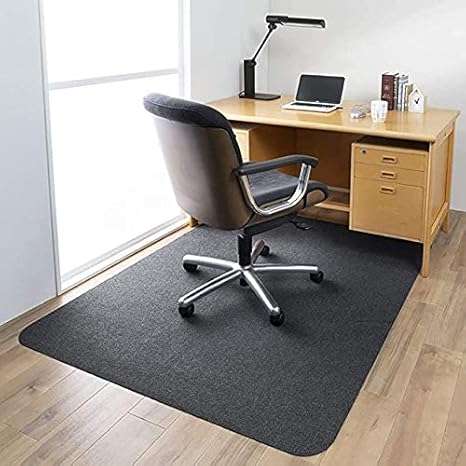 Office Chair Mat for Rolling Chairs, Anti-Slip Office Desk Chair Mat for Hardwood Floors,Multi-Purpose Floor Protector Chair Rug for Home&Office Large 55"x35" Freely Cuttable...