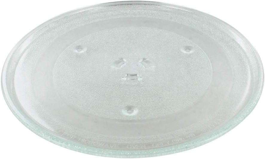 Paxanpax PSA005 Microwave Turntable Glass Plate with 6 Fixers (288mm), Clear