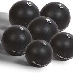 PhysioRoom 4kg - 20kg Medicine Ball Weight Slam Ball - Home Gym Fitness Workout Equipment for Strength Training, Ab Exercises, Throwing, Building & Toning Muscle