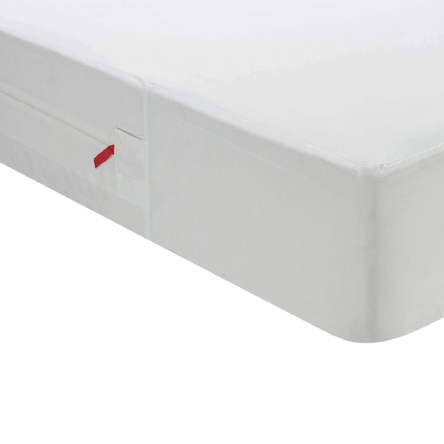 Pikolin Home - Sanitary Mattress Protector – Waterproof, Breathable, white Cama 160-160 x 190/200 cm white