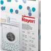 Rayen | Medium Washer Machine case | Front-Loading | Washer & Dryer | with Zipper | 84 x 60 x 60 cm | White-Blue