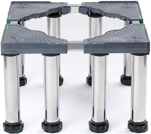 Refrigerator Holder Bracket 4/8/12 Legs Adjustable Washing Machine Base Stand Extendable Appliance Fridge Stand 29-32cm Heightening Cookers Base Tray Large Outside Plant Container