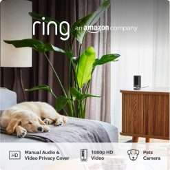 Ring Indoor Camera (2nd Gen) | Plug-In Pet Security Camera | 1080p HD, Two-Way Talk, Wifi, Privacy Cover, DIY | alternative to CCTV system | 30-day free trial of Ring Home