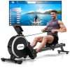 Rowing Machine, DMASUN Upgrade Magnetic Rowing Machines for Home Gym with 16 Levels Quiet Resistance - 350LB Capacity Rower Machine with App Compatible & Comfortable Seat