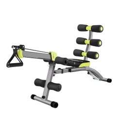 Rowing Machine with 12 Resistance Levels and LCD Monitor for Home Cardio Workout, Adjustable Slope for Enhanced Training