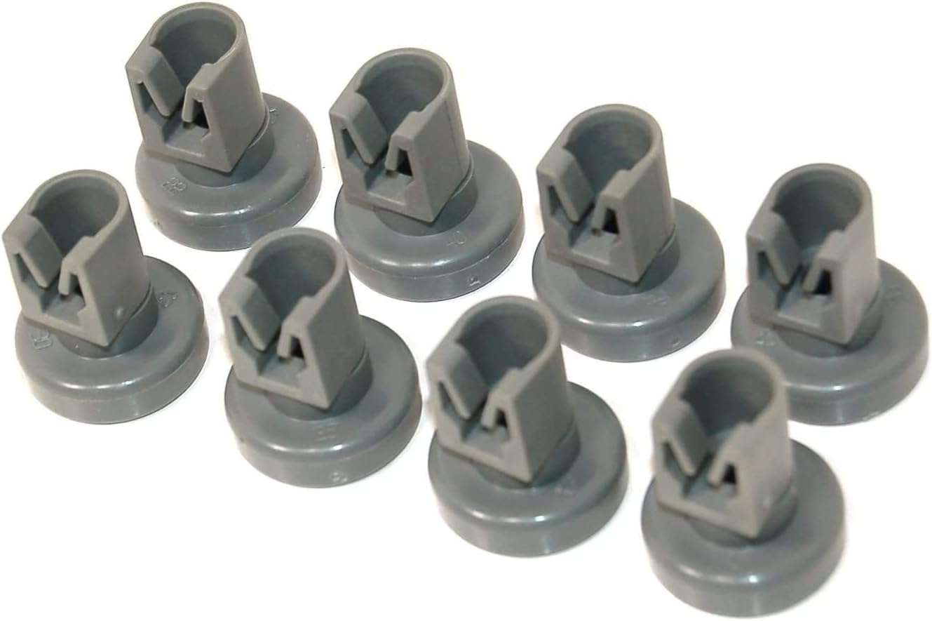 RYELDOM 8 Wheels Upper Basket for REX - Electrolux Dishwasher, Grey, Adjustable, Excellent Quality, Easy to Replace, Resistant to Washing Temperatures