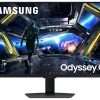 Samsung Odyssey G7 LS27DG702EUXXU 27" 4K UHD IPS Gaming Monitor with Speakers - 3840x2160, HDMI 2.1, 144Hz, 1ms, Full Smart Platform, USB Hub, Displayport, Freesync Premium Pro,...