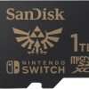 SanDisk 1TB microSDXC card for Nintendo Switch consoles, Nintendo Licensed Product, Zelda edition, up to 100 MB/s, more place for games, UHS-I, Class 10, U3, Legend of Zelda