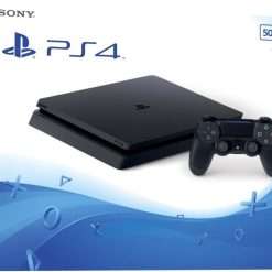 Sony CUH-2216A PlayStation 4 Slim 500GB Games Console Jet Black (Renewed)