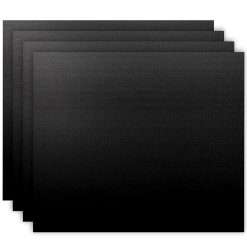 SPARES2GO Oven Liner Non Stick (4 Pack) - Large Universal Teflon Baking Mat Bottom Cooker Protector Heavy Duty Clean Fan Assisted Oven Liners (40 x 50 cm)