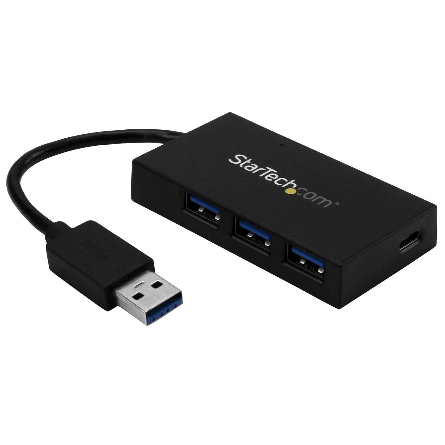 StarTech.com 4 Port USB 3.0 Hub - USB Type-A Hub with 1x USB-C & 3x USB-A Ports (SuperSpeed 5Gbps) - USB Bus Powered - USB 3.1 Gen 1 Adapter Hub - Portable/Laptop USB Hub...